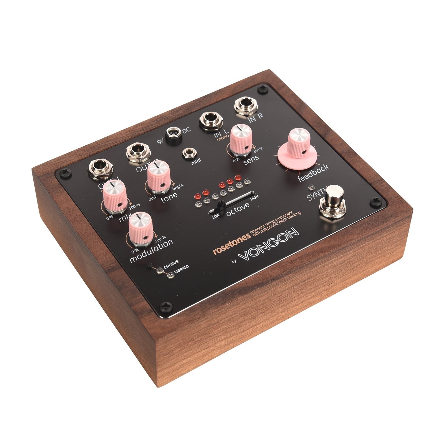 Vongon Rosetones Resonant String Synthesizer Effects Pedal