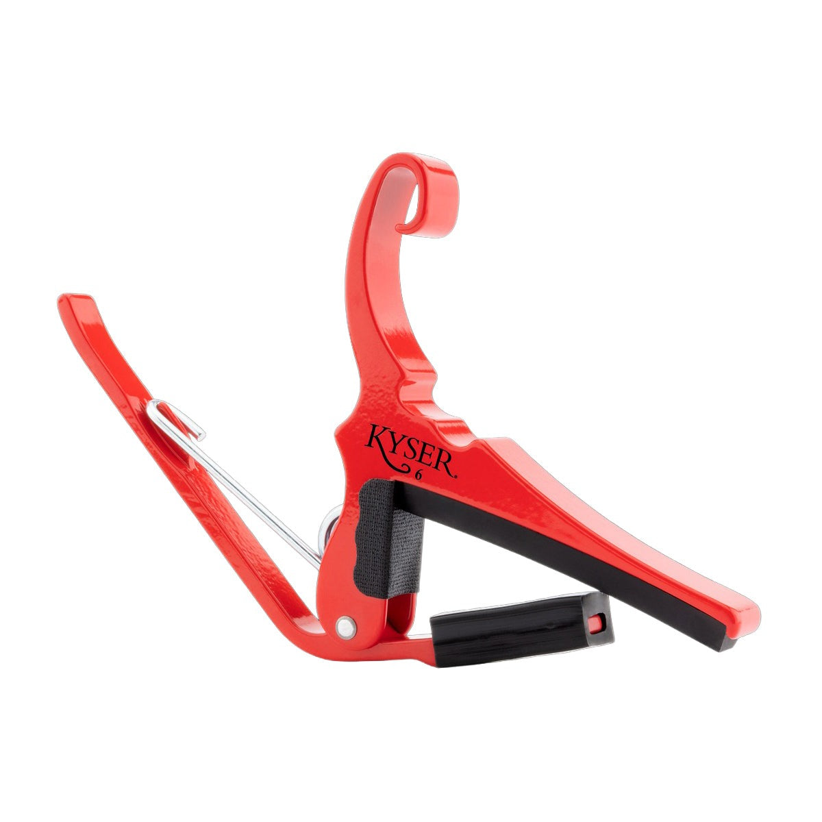 Kyser Quick-Change ColorWaves Capo for 6-String Acoustic Guitars Lipstick Red