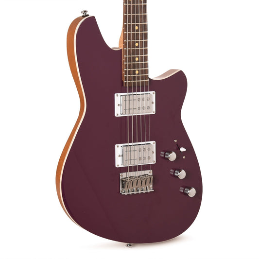 Reverend Descent Baritone Electric Guitar Purple Punch