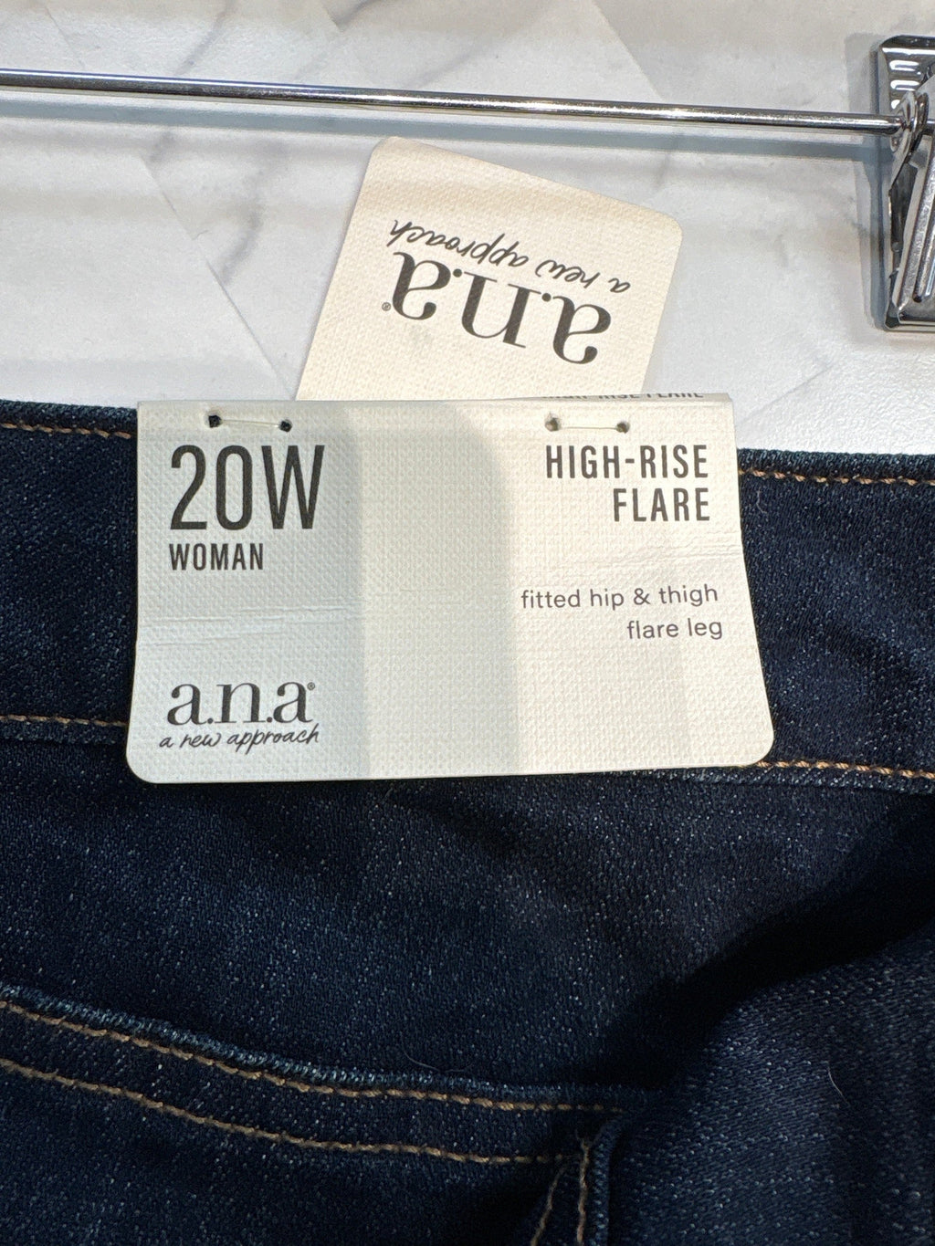 New a.n.a. High Rise Flare 33" Inseam Jeans, 20W