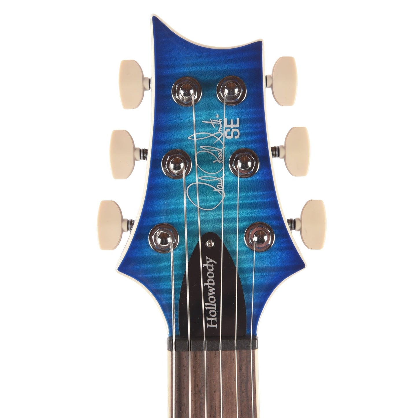PRS SE Flat Back Hollowbody I Piezo Lake Blue