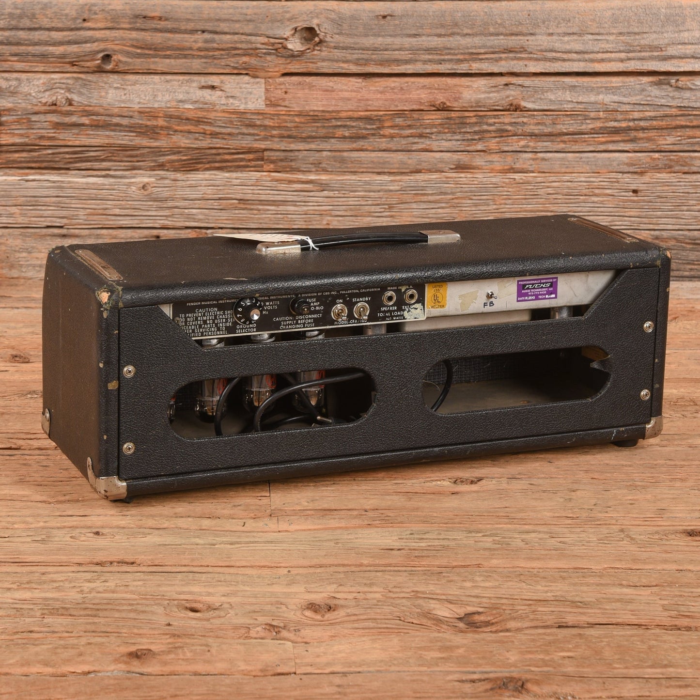 Fender Bassman 100 2-Channel 100-Watt Guitar Amp Head 1974