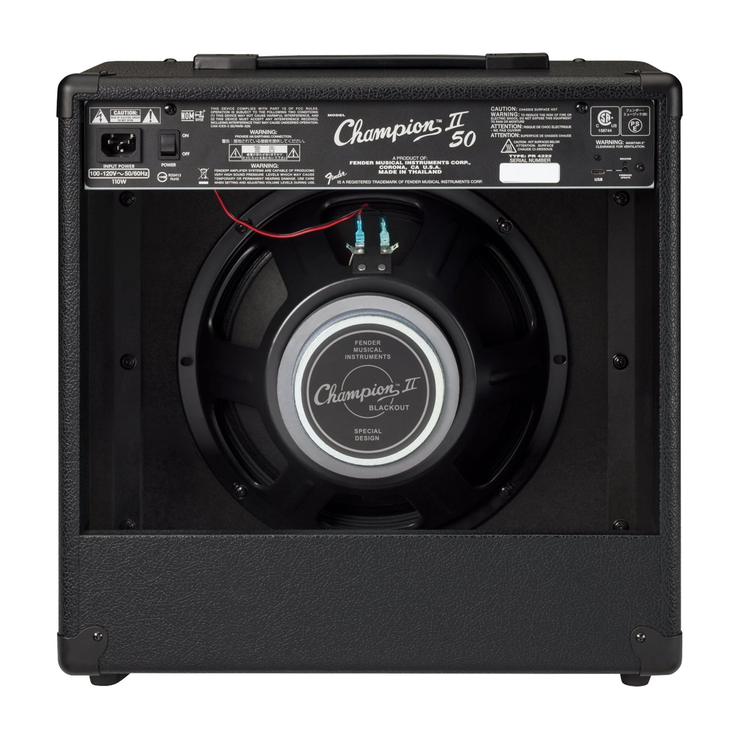 Fender Champion II 50 Blackout 120V