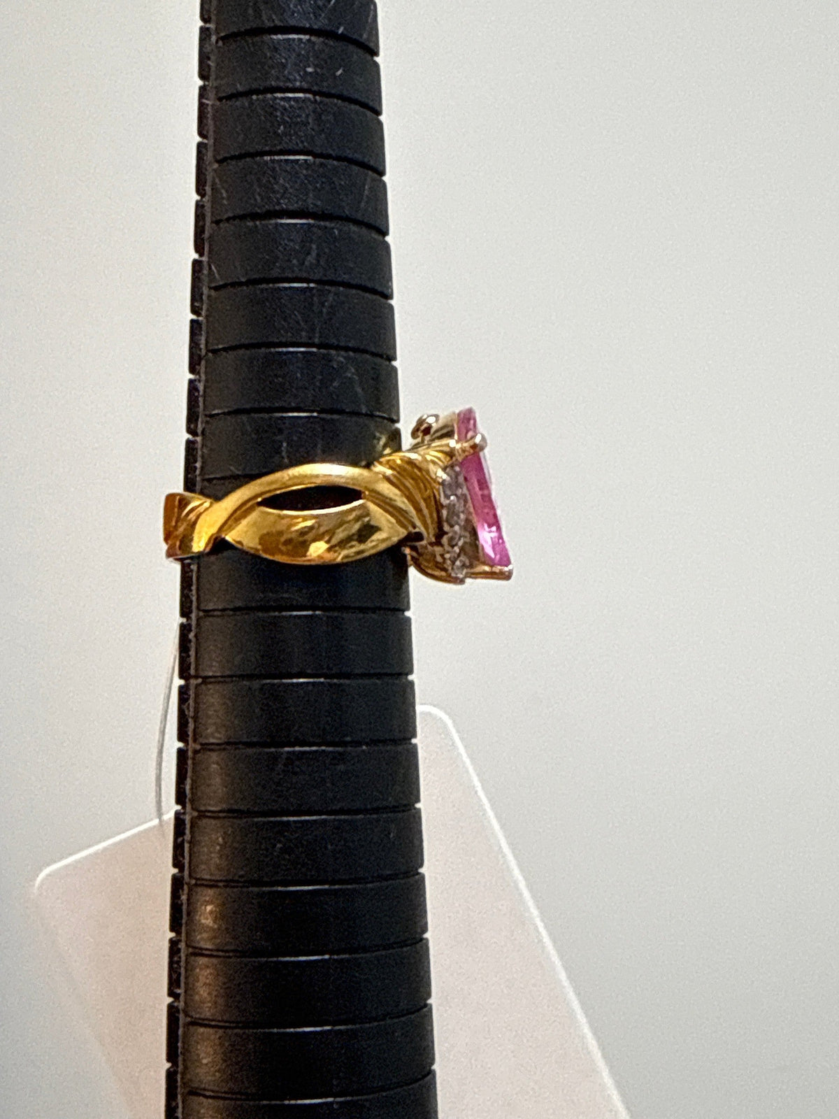 Sterling Silver Gold Vermeil Ring, 7