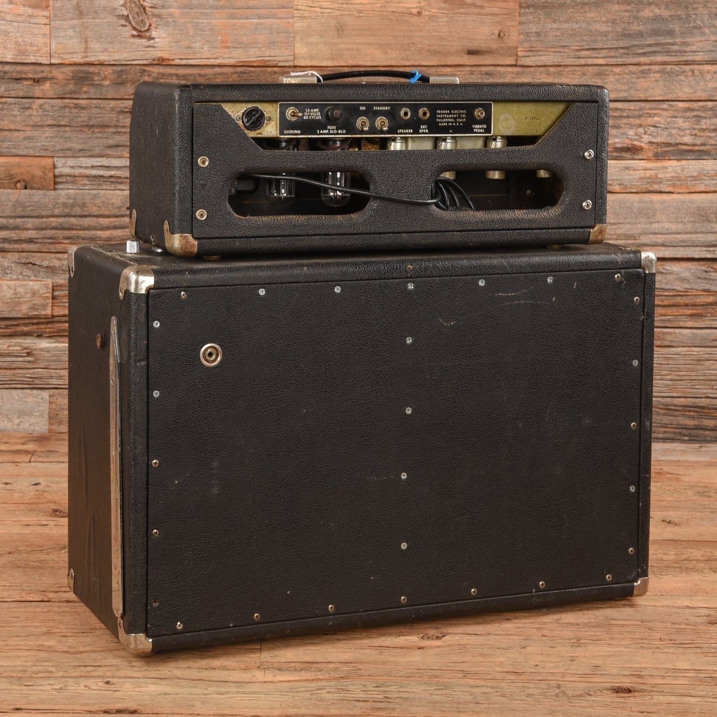 Fender Tremolux 2-Channel 35-Watt 2x10" Piggyback Guitar Amp 1964