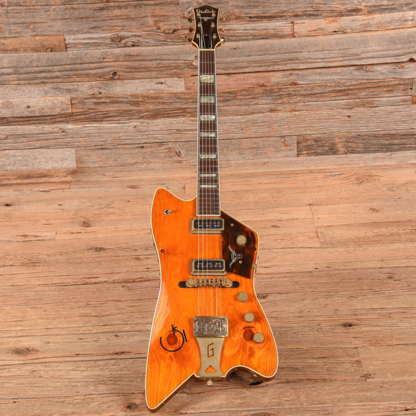 Gretsch Custom Shop Stephen Stern Masterbuilt Caddy Bo Roundup Orange Pine 2022 - Zac Brown