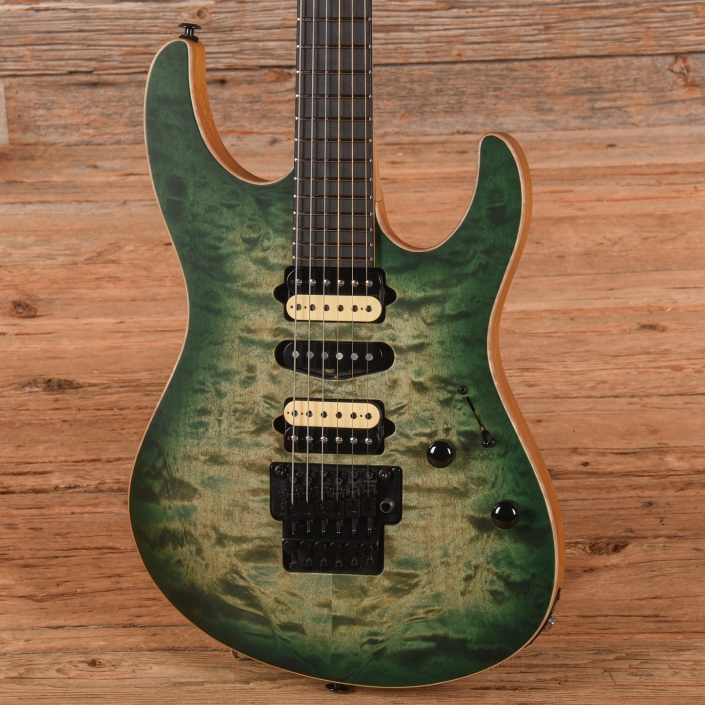 Suhr Custom Modern Trans Green Burst