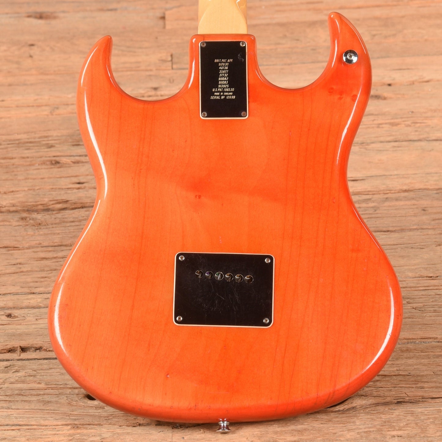 Burns Baby Bison Transparent Red 1960s