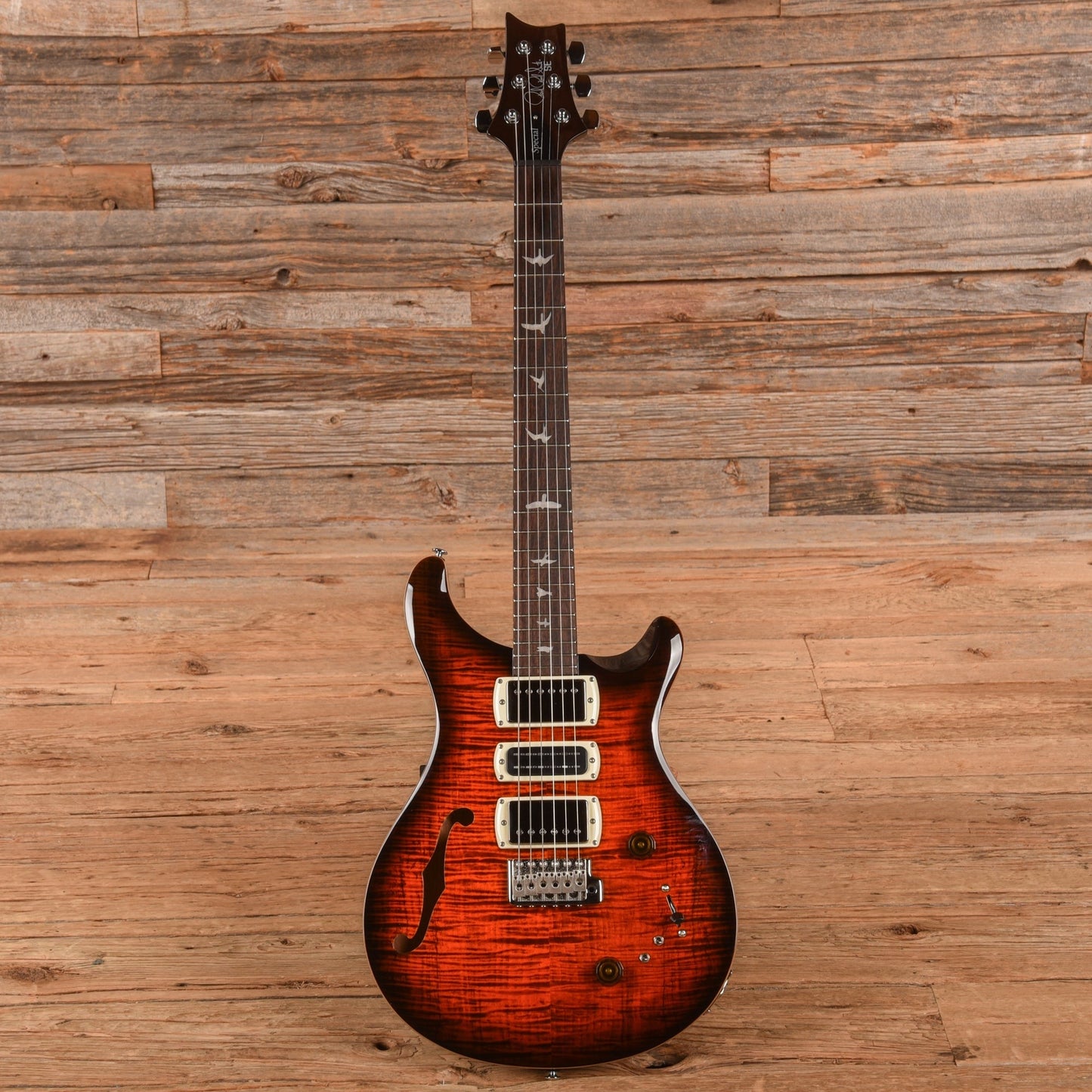 PRS SE Special Semi-Hollow Orange Tiger Smokeburst 2025