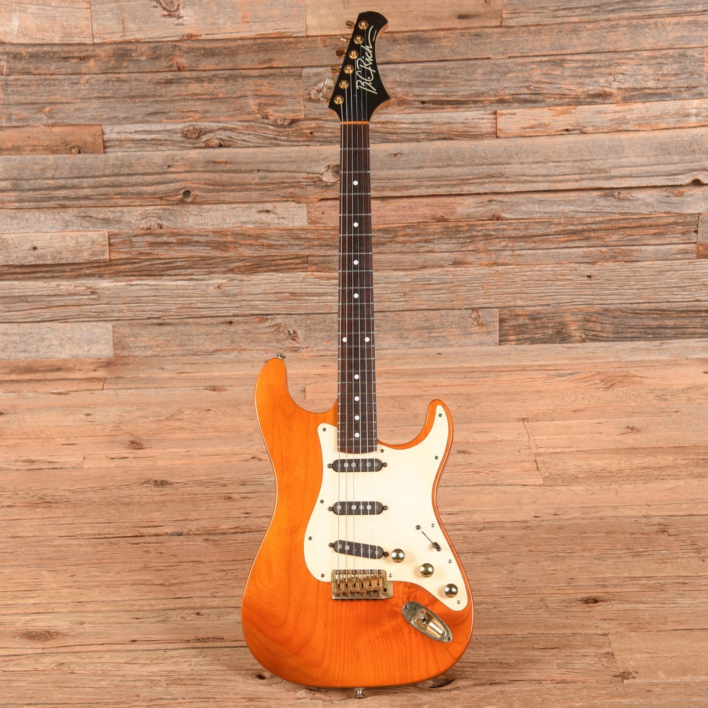 B.C. Rich USA NAMM S-Style Natural 1989