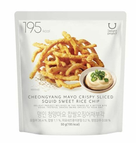 Delight Project 甜米炸魷魚條 (青陽蛋黃醬) Crispy Squid 50g (Cheongyang Mayo)
