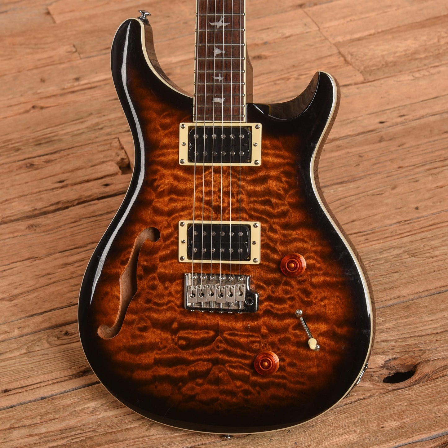 PRS SE Custom 22 Semi-Hollow Sunburst