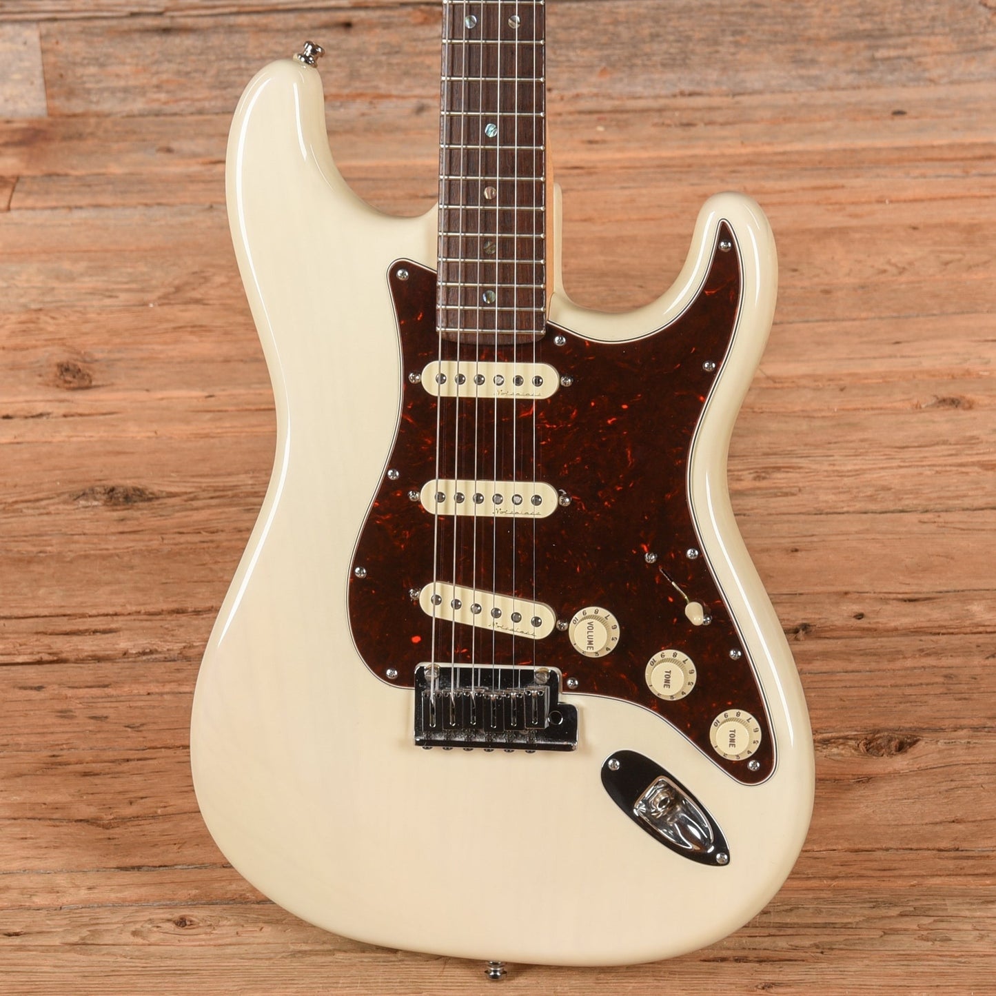 Fender American Deluxe Stratocaster White Blonde 2001