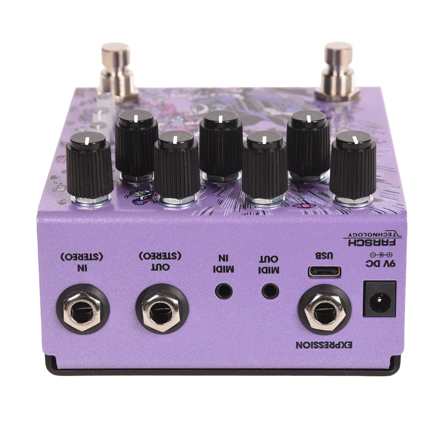 Old Blood Noise x Emily Hopkins Parting Glitch Device Pedal Purple