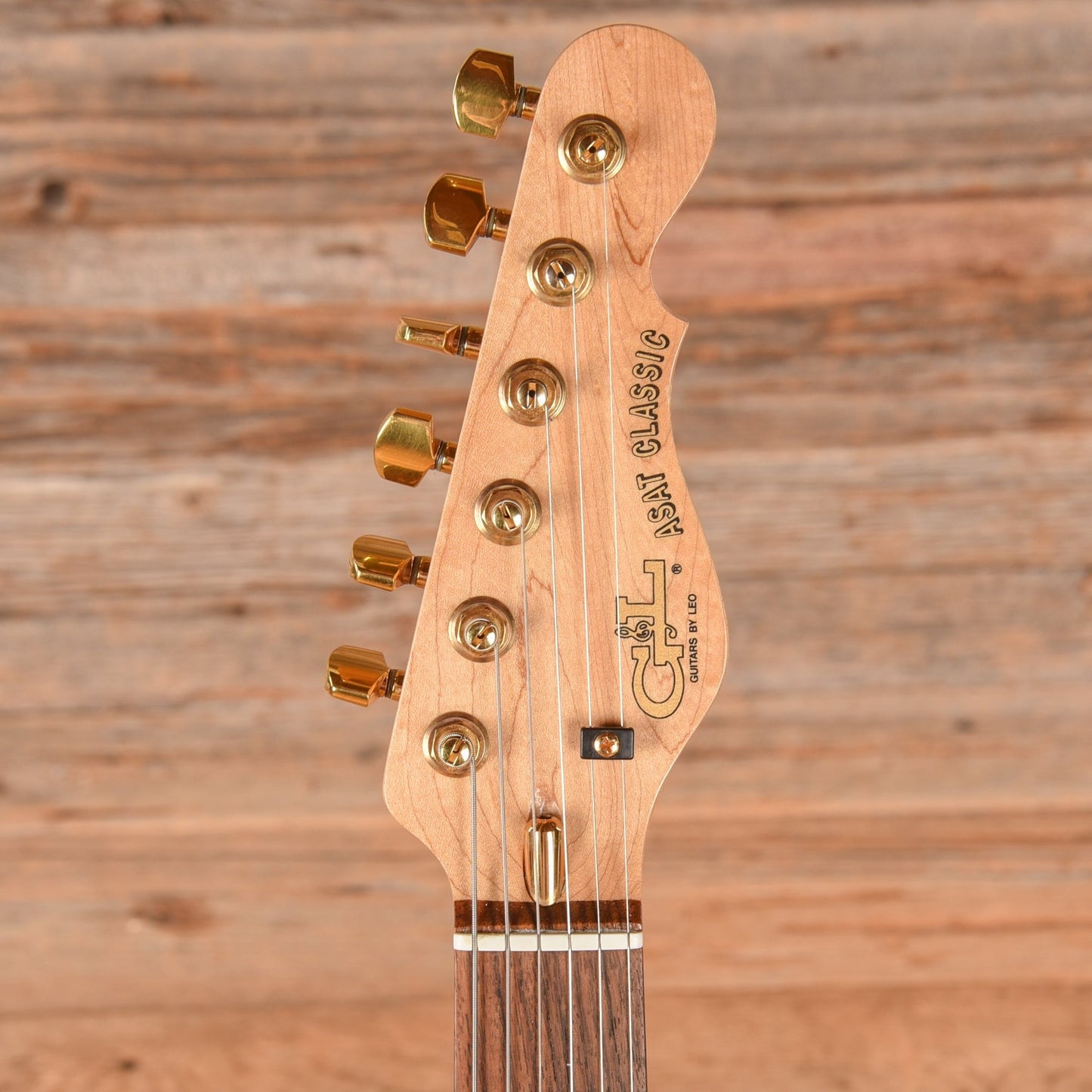 G&L ASAT Classic Black and Gold Hardware