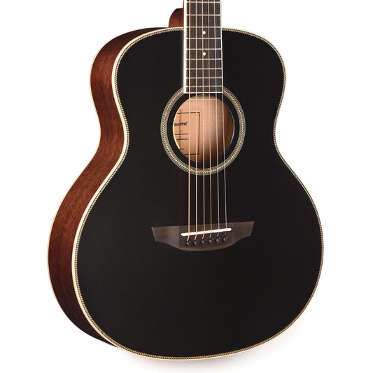 Orangewood Ava Jr Live Mini Grand Concert Acoustic-Electric Guitar Black Satin w/ LR Baggs Anthem
