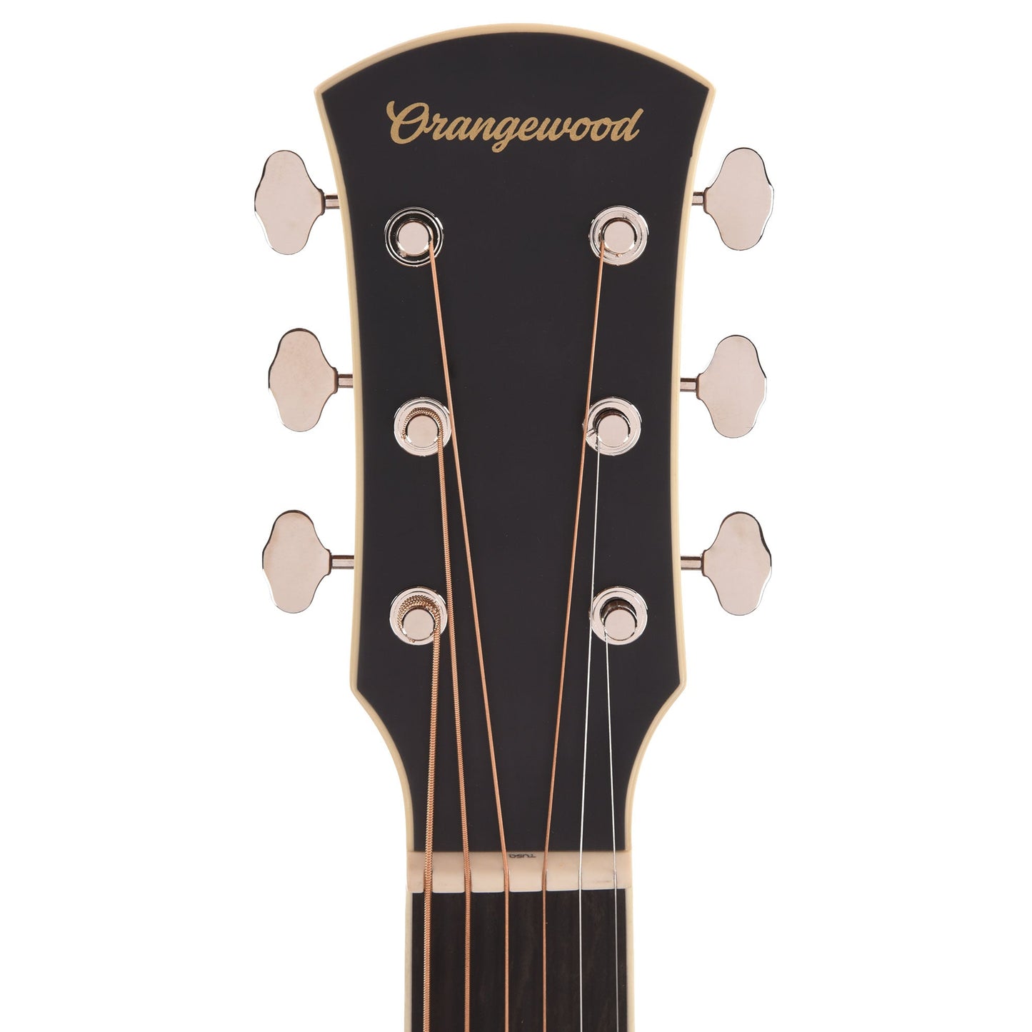 Orangewood Ava Jr Live Mini Grand Concert Acoustic-Electric Guitar Black Satin w/ LR Baggs Anthem