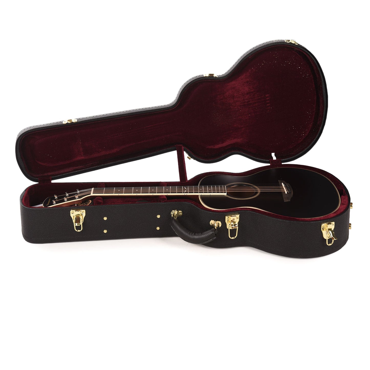 Orangewood Ava Jr Live Mini Grand Concert Acoustic-Electric Guitar Black Satin w/ LR Baggs Anthem
