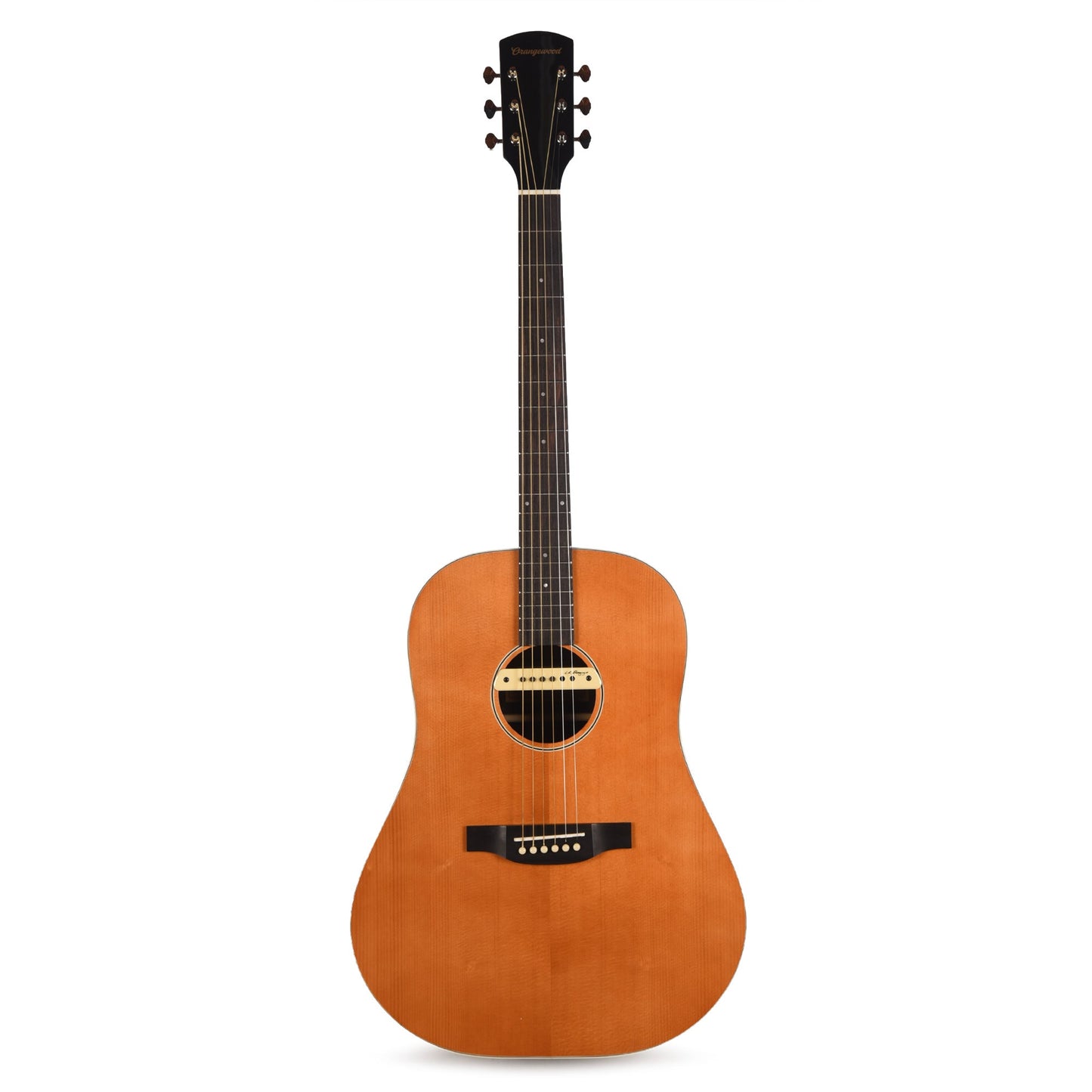 Orangewood Dylan Retro Live Slope Shoulder Dreadnought Acoustic-Electric Guitar Aged Natural Gloss