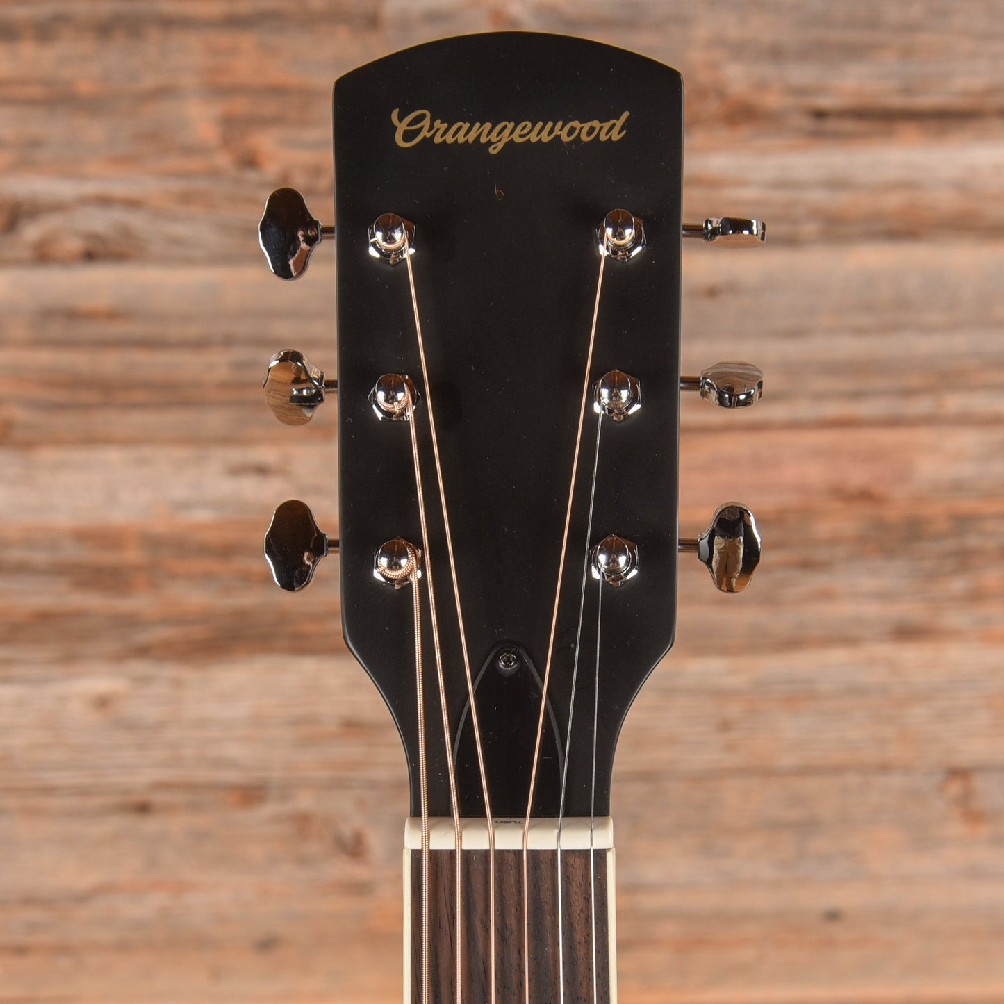 Orangewood Juniper II Baritone Black Live Rubber Bridge Acoustic-Electric Guitar