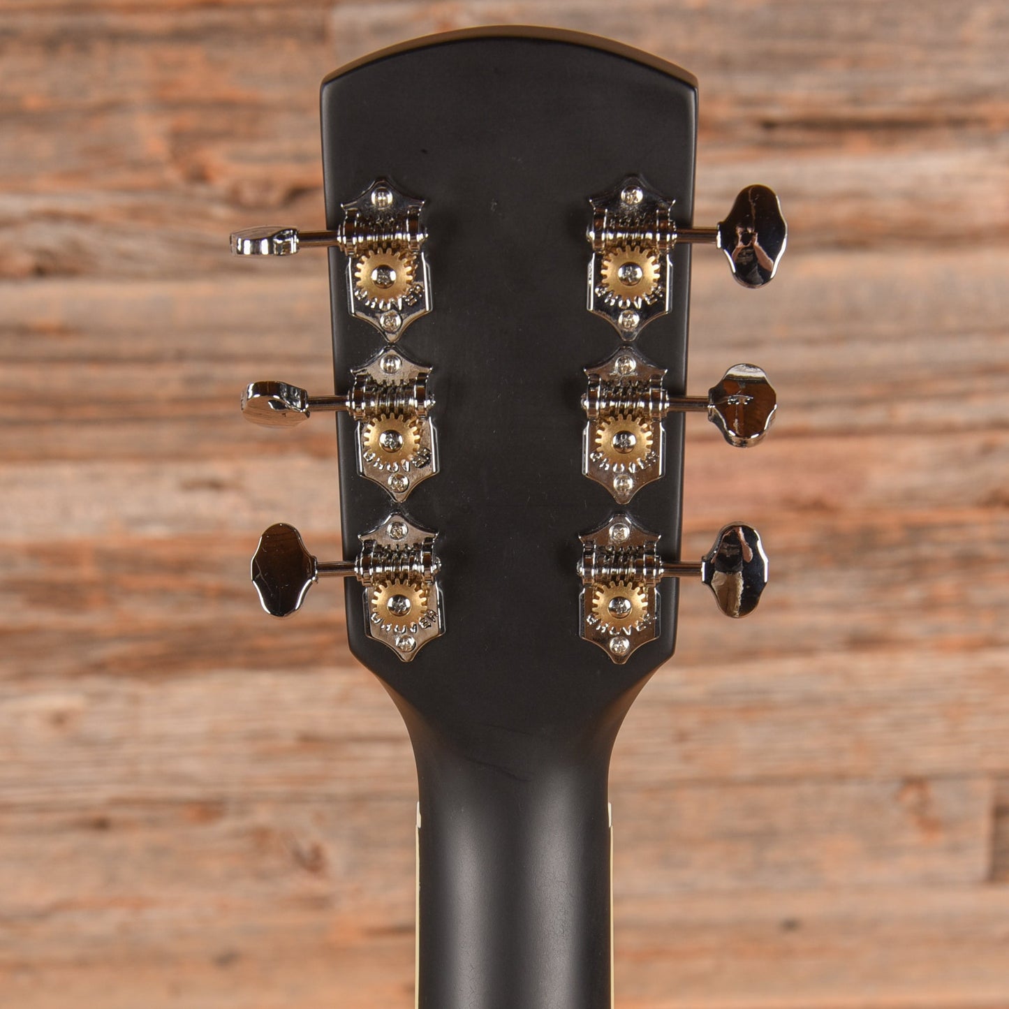 Orangewood Juniper II Baritone Black Live Rubber Bridge Acoustic-Electric Guitar