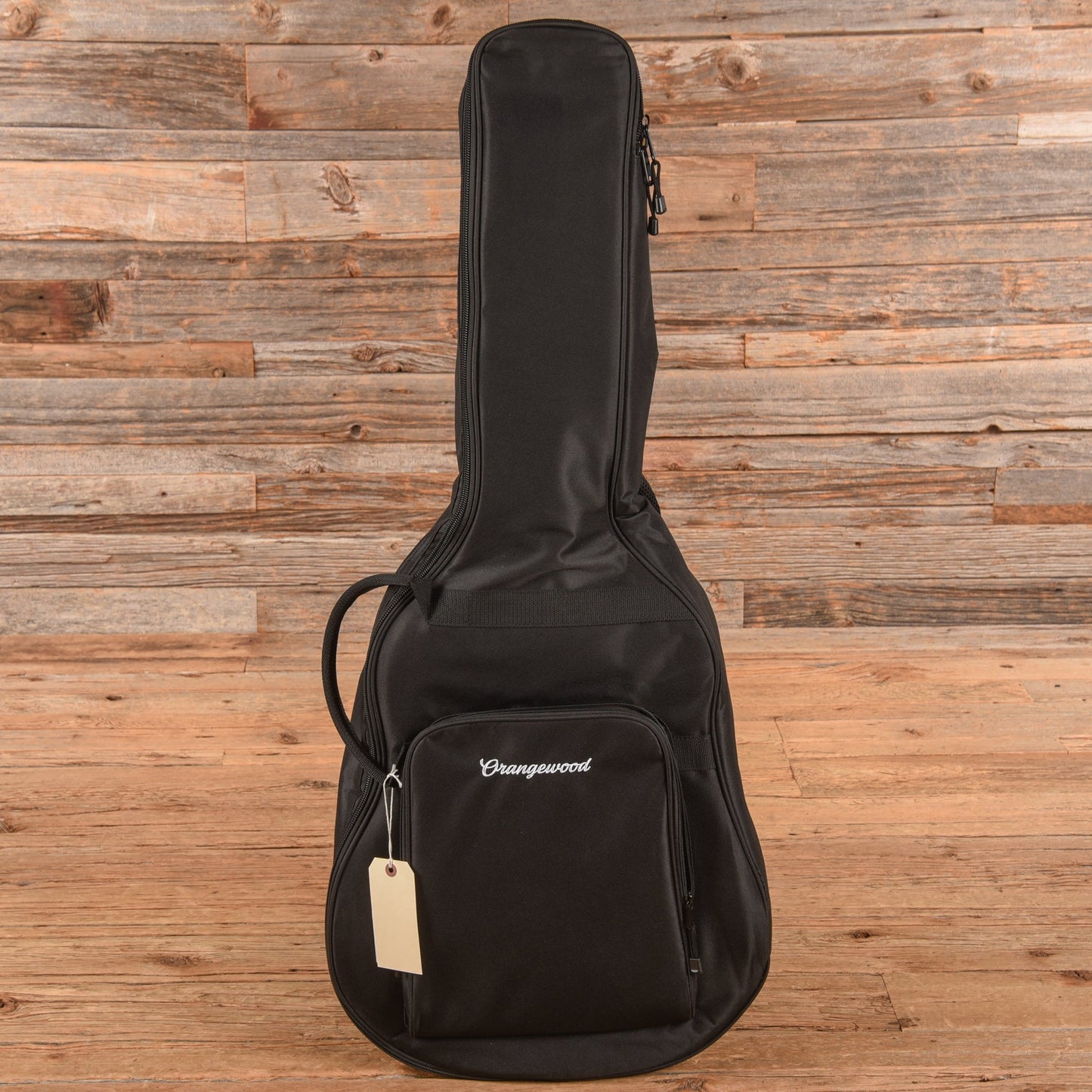 Orangewood Juniper II Baritone Black Live Rubber Bridge Acoustic-Electric Guitar