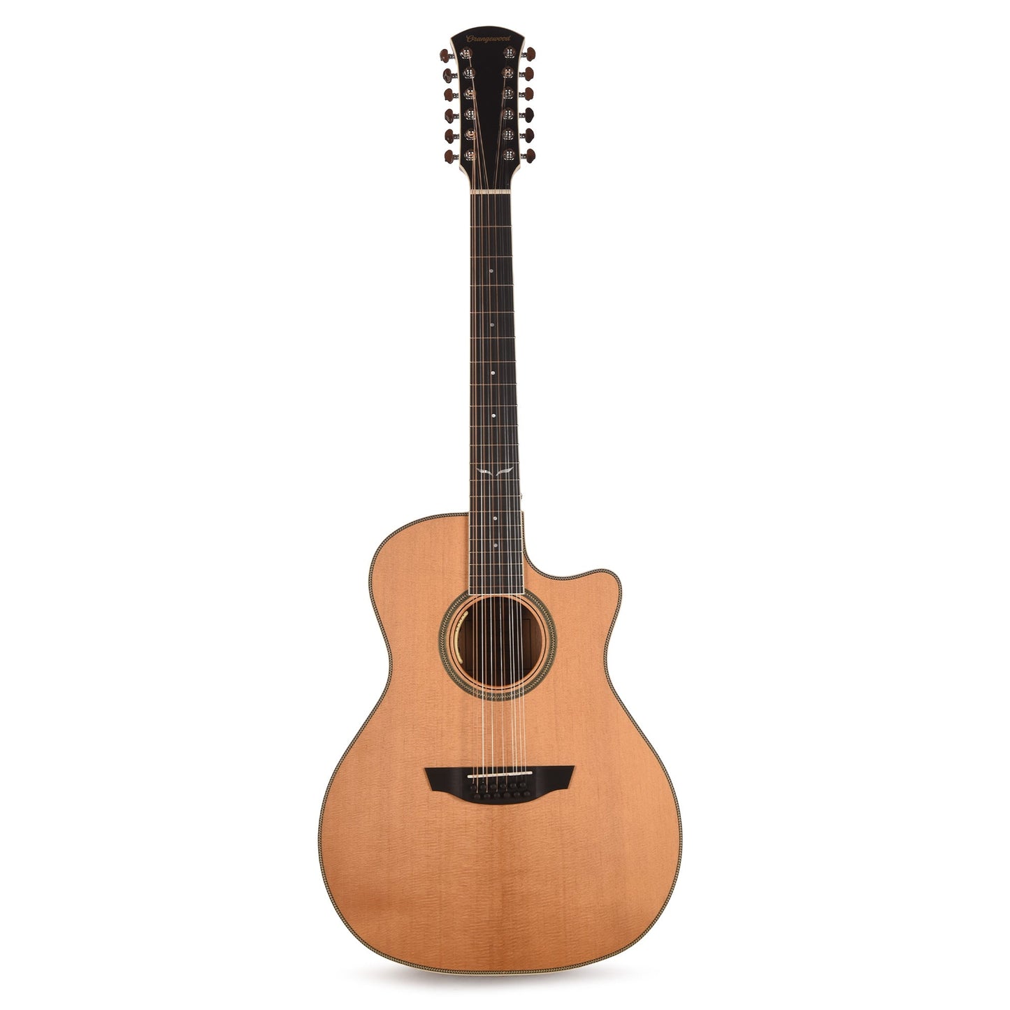 Orangewood Sage Live 12-String Grand Auditorium Cutaway Acoustic-Electric Guitar Natural Satin w/ LR Baggs Anthem
