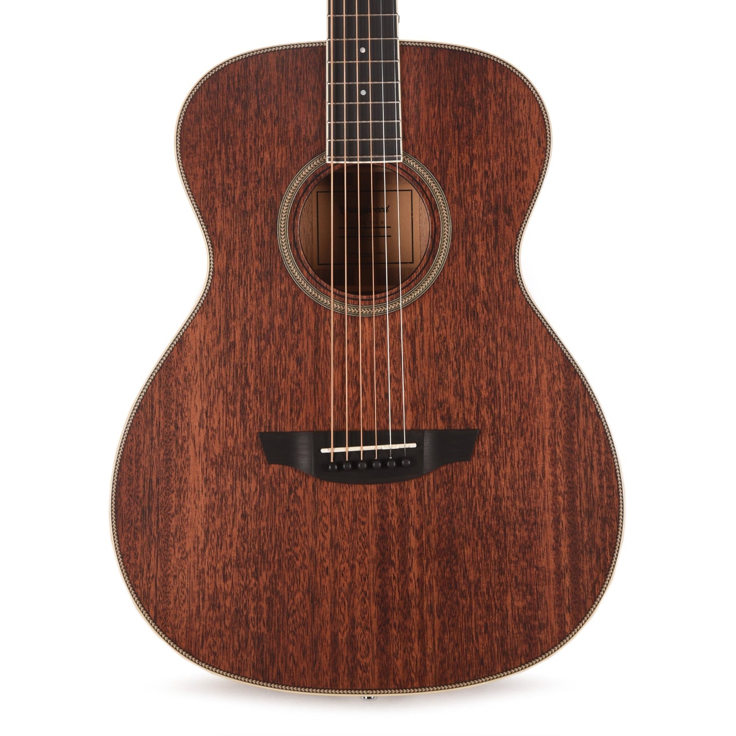 Orangewood Willow Baritone Grand Concert Acoustic Guitar Natural Mahogany Satin