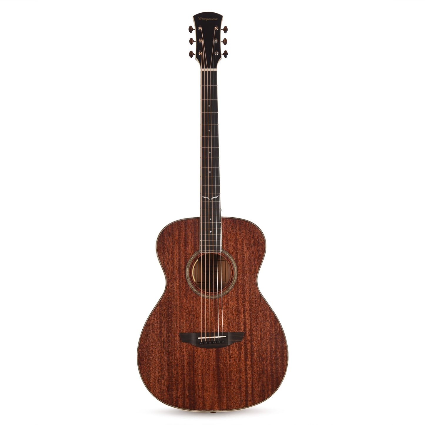 Orangewood Willow Live Baritone Grand Concert Acoustic-Electric Guitar Natural Mahogany Satin w/ LR Baggs Anthem