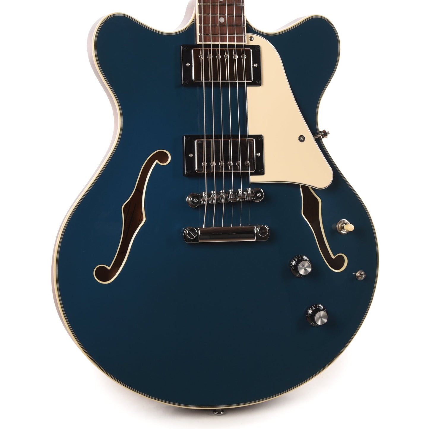 Orangewood Clementine Double Cutaway Chambered Electric Guitar Bluebird