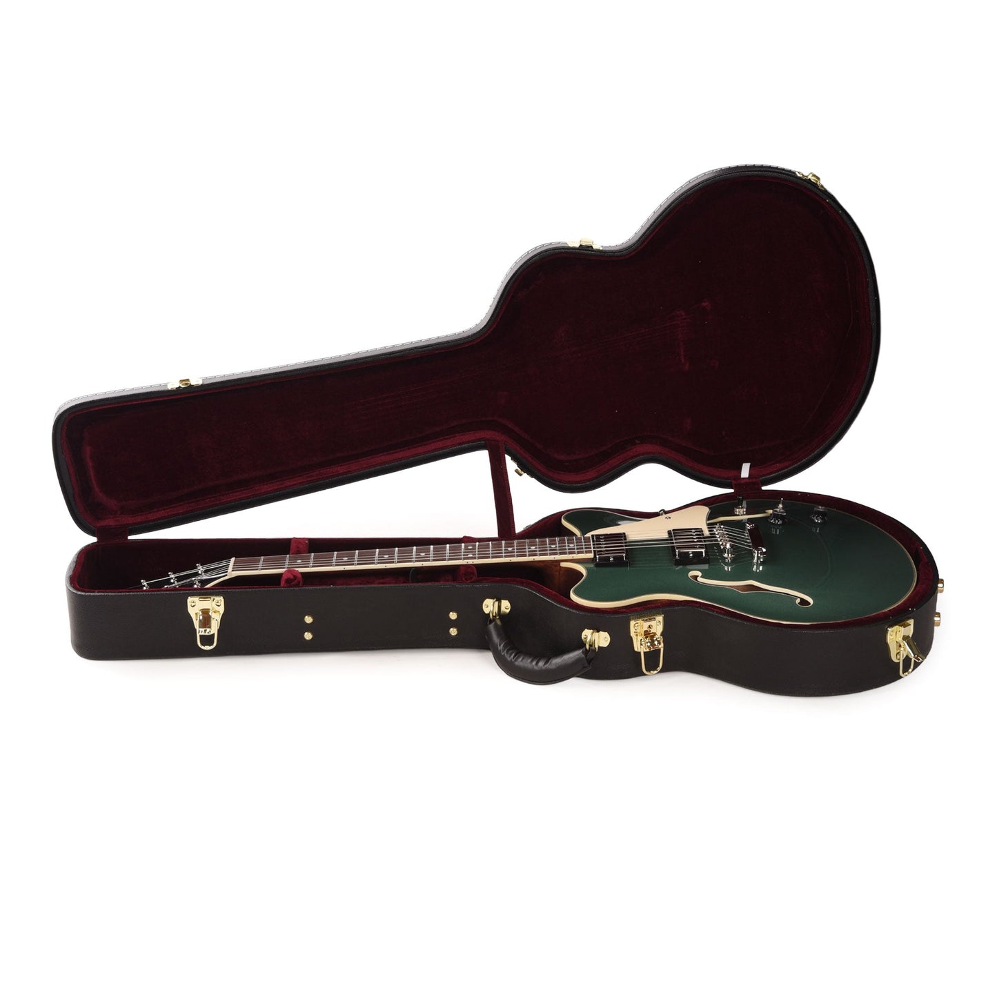 Orangewood Clementine Double Cutaway Chambered Electric Guitar Evergreen