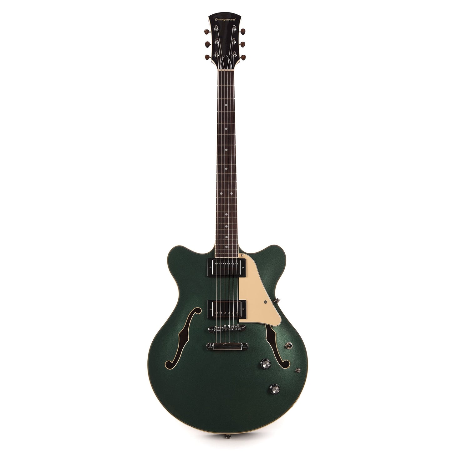 Orangewood Clementine Double Cutaway Chambered Electric Guitar Evergreen