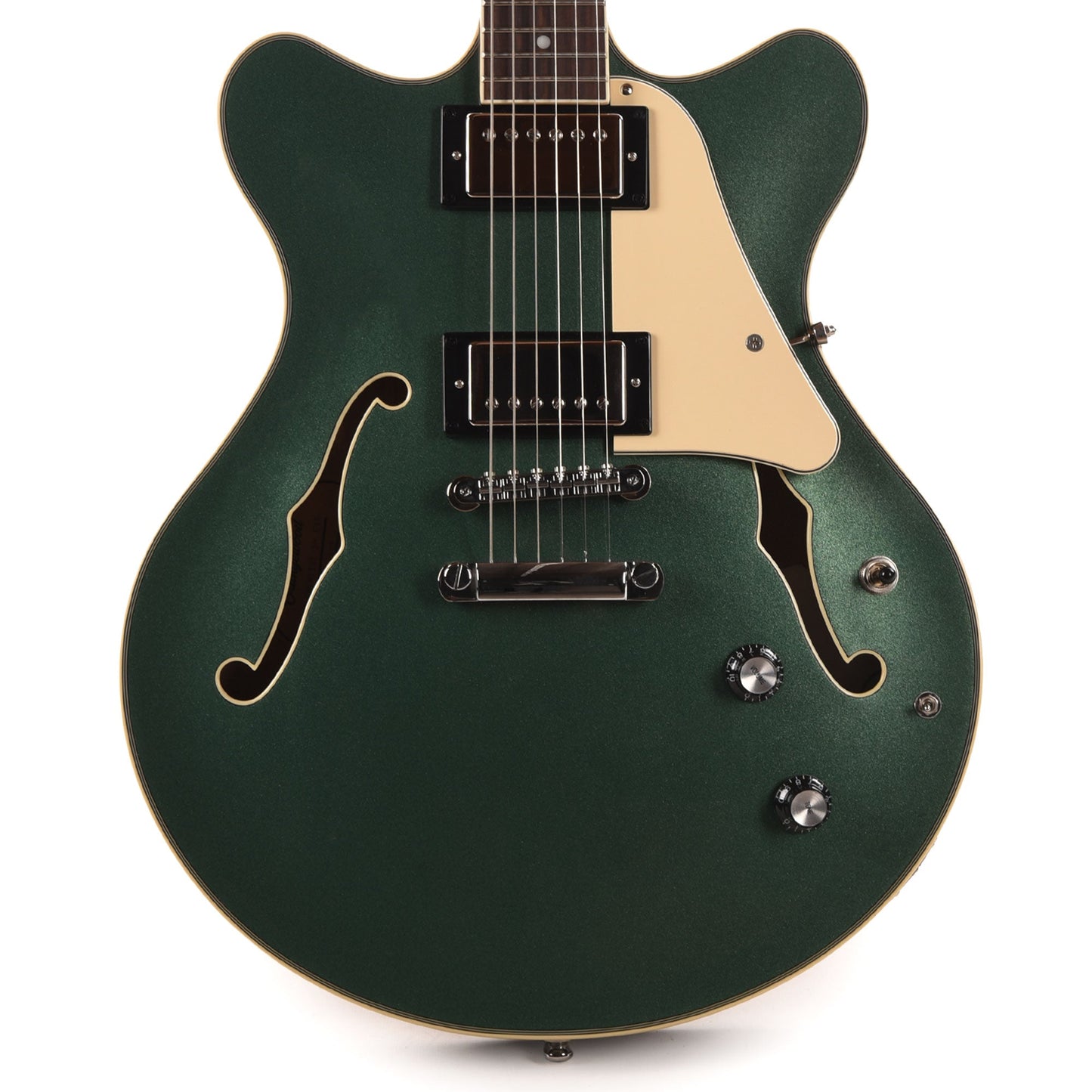 Orangewood Clementine Double Cutaway Chambered Electric Guitar Evergreen