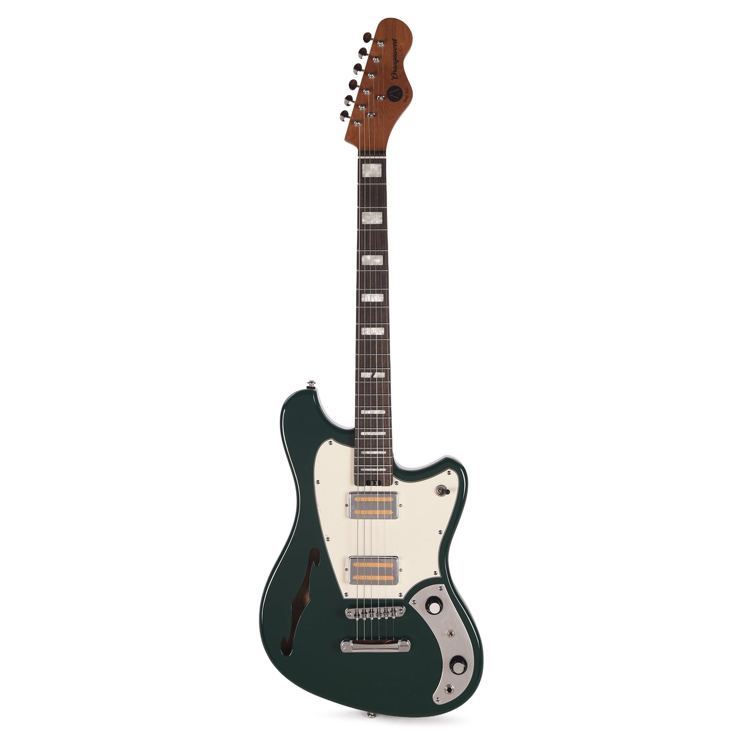 Orangewood Del Sol Standard Chambered Offset Electric Guitar Forest Green