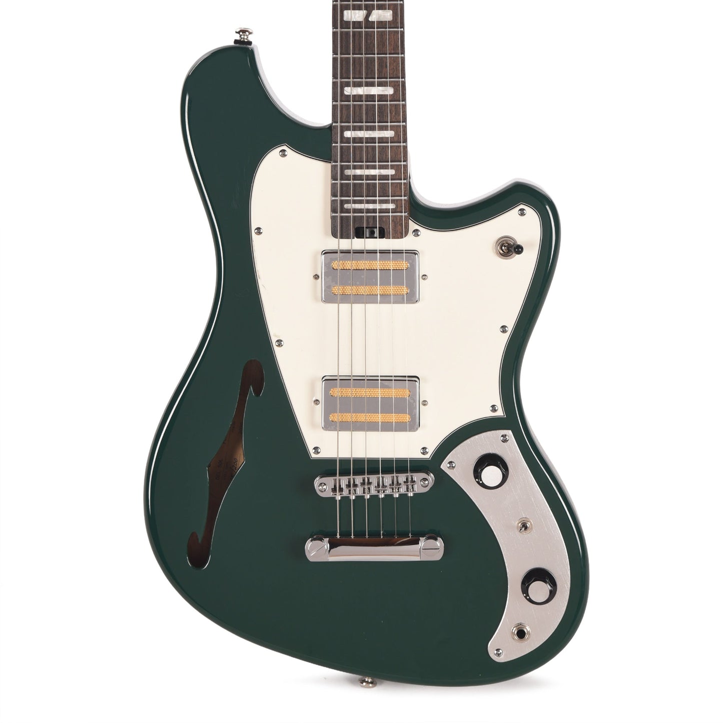 Orangewood Del Sol Standard Chambered Offset Electric Guitar Forest Green