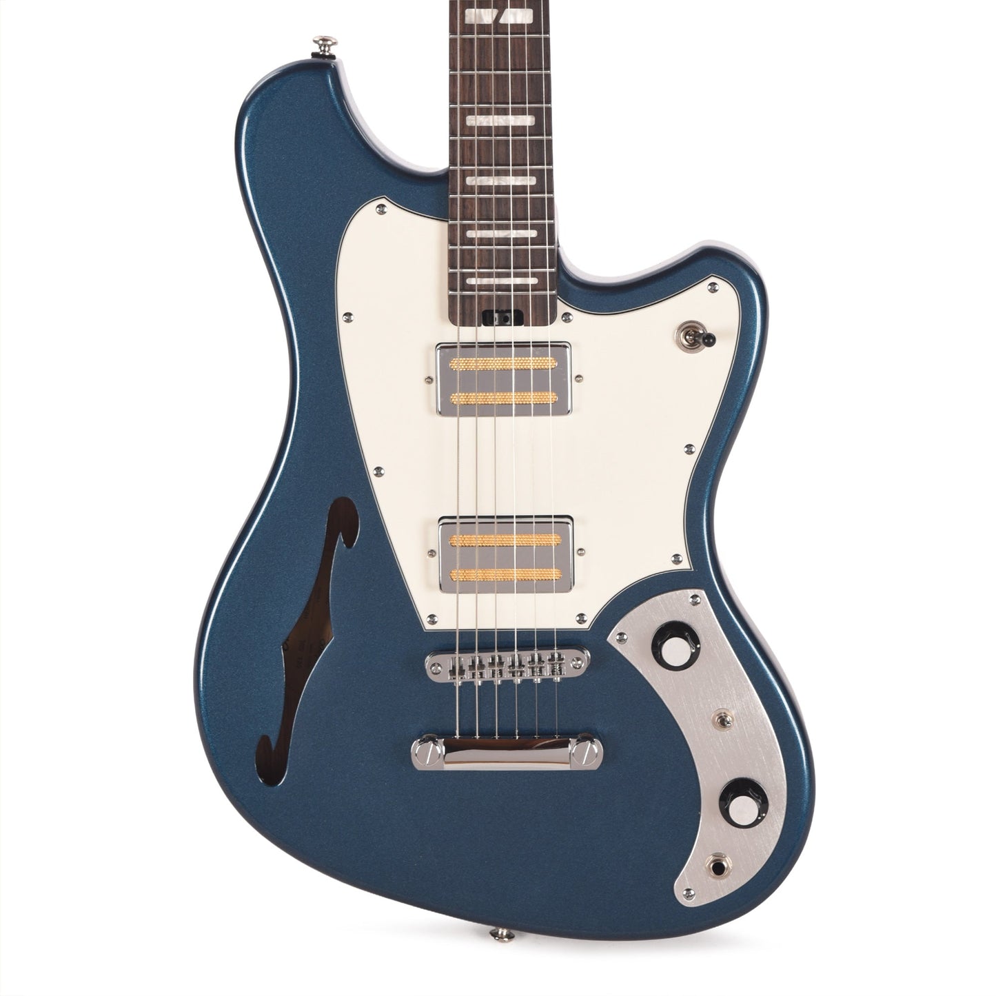 Orangewood Del Sol Standard Chambered Offset Electric Guitar Hermosa Blue