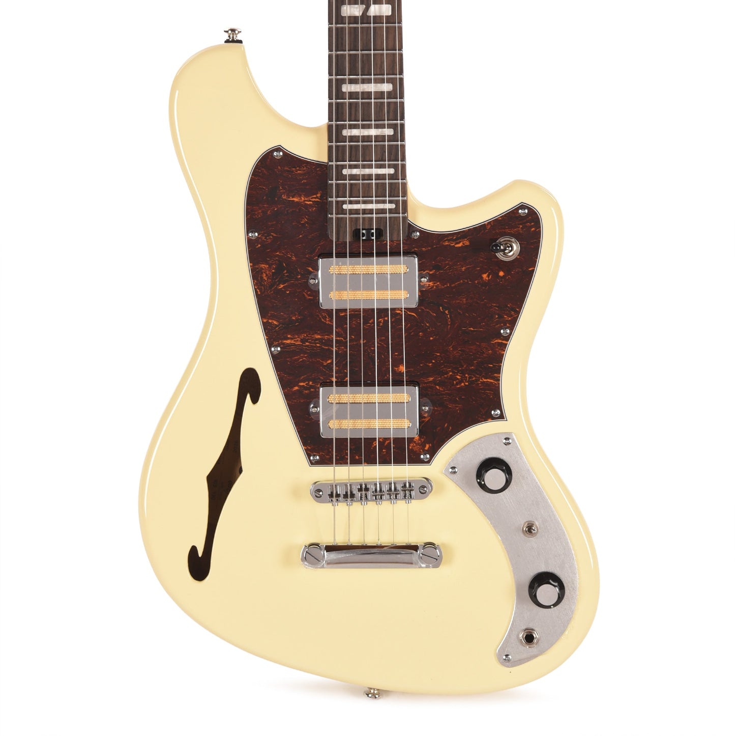 Orangewood Del Sol Standard Chambered Offset Electric Guitar Vanilla Cream