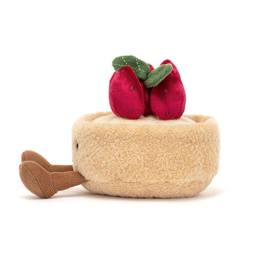 Jellycat Amuseables Fleurette Tarte Aux Fraises 法式草莓撻