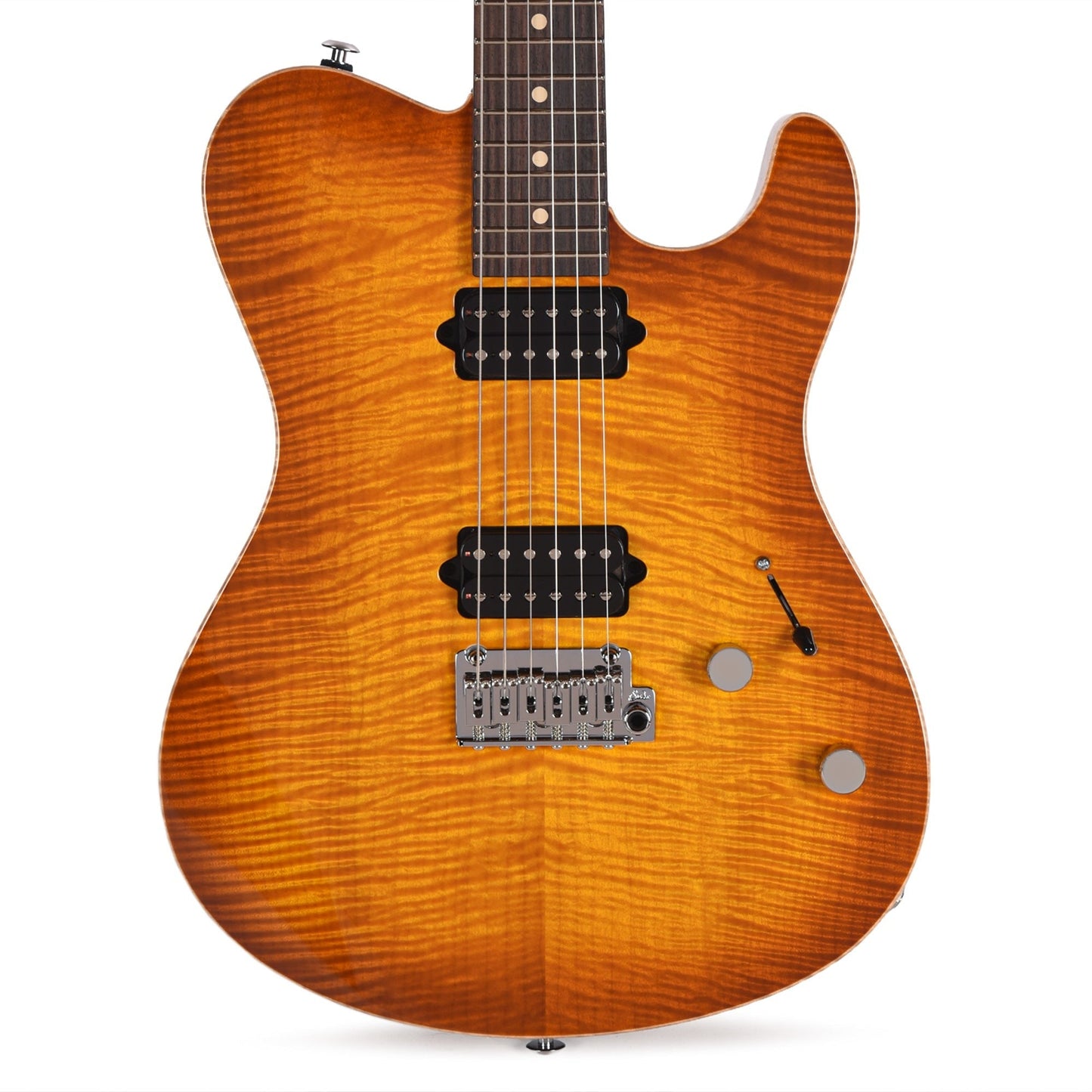 Suhr Oso Short Scale Tea Burst w/Figured Maple Top
