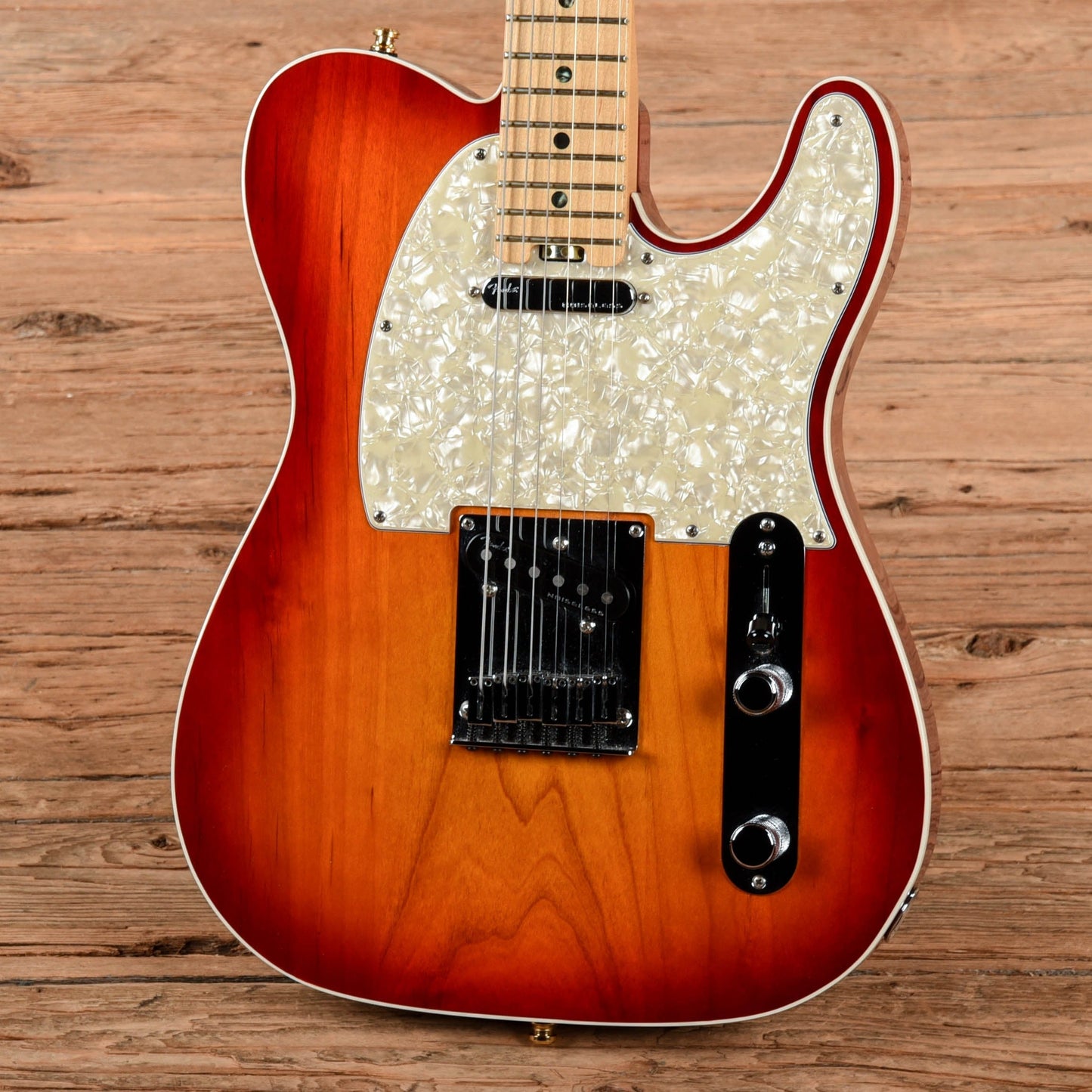Fender American Elite Telecaster Aged Cherry Burst 2016