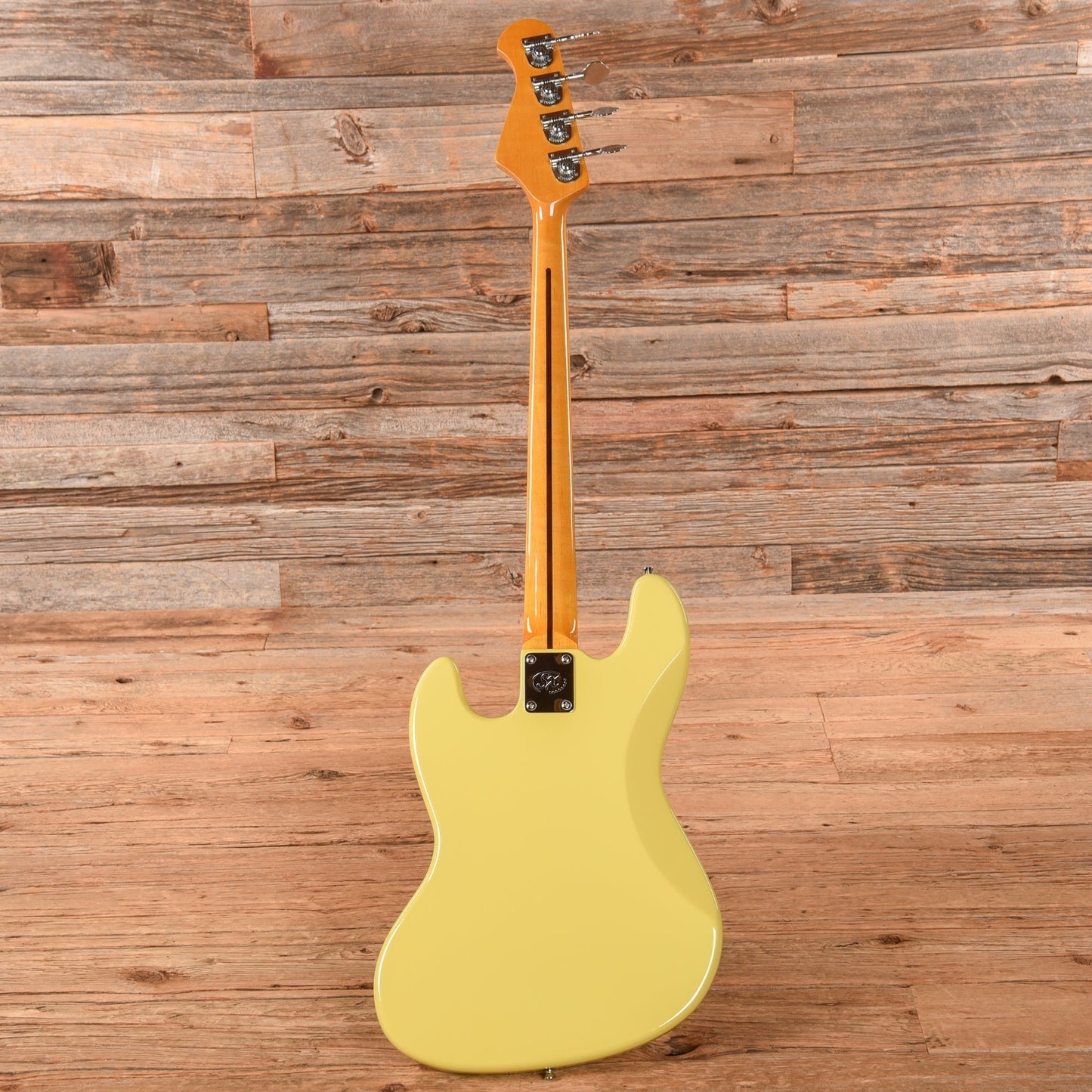 SX Guitars Vintage Series Bass Vintage White