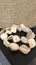 Mother of Pearl Stretch Bracelets, Set of 2