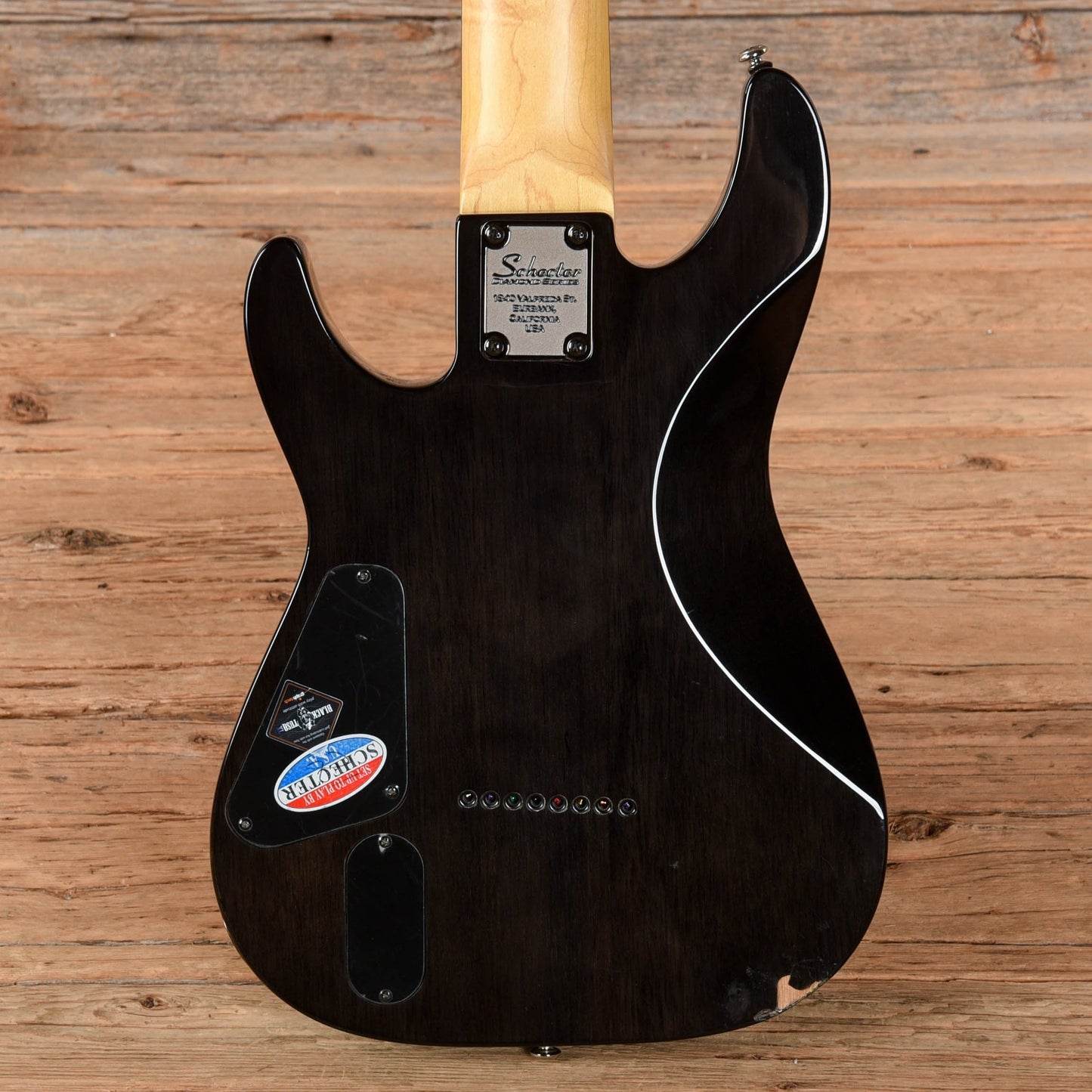Schecter Diamond Series Damien Elite Trans-Black 2011