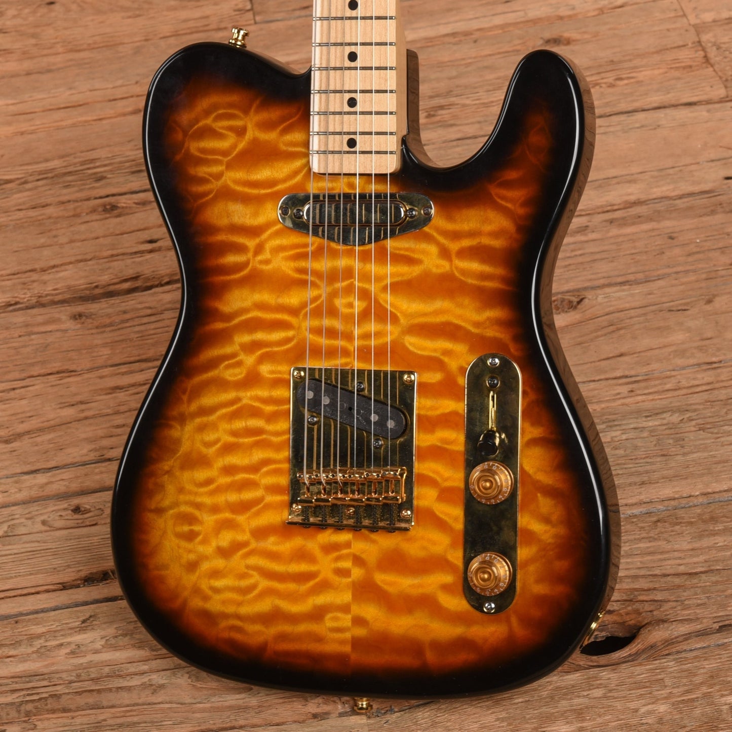 Fender Telecaster MIJ Neck with Unknown Body Sunburst