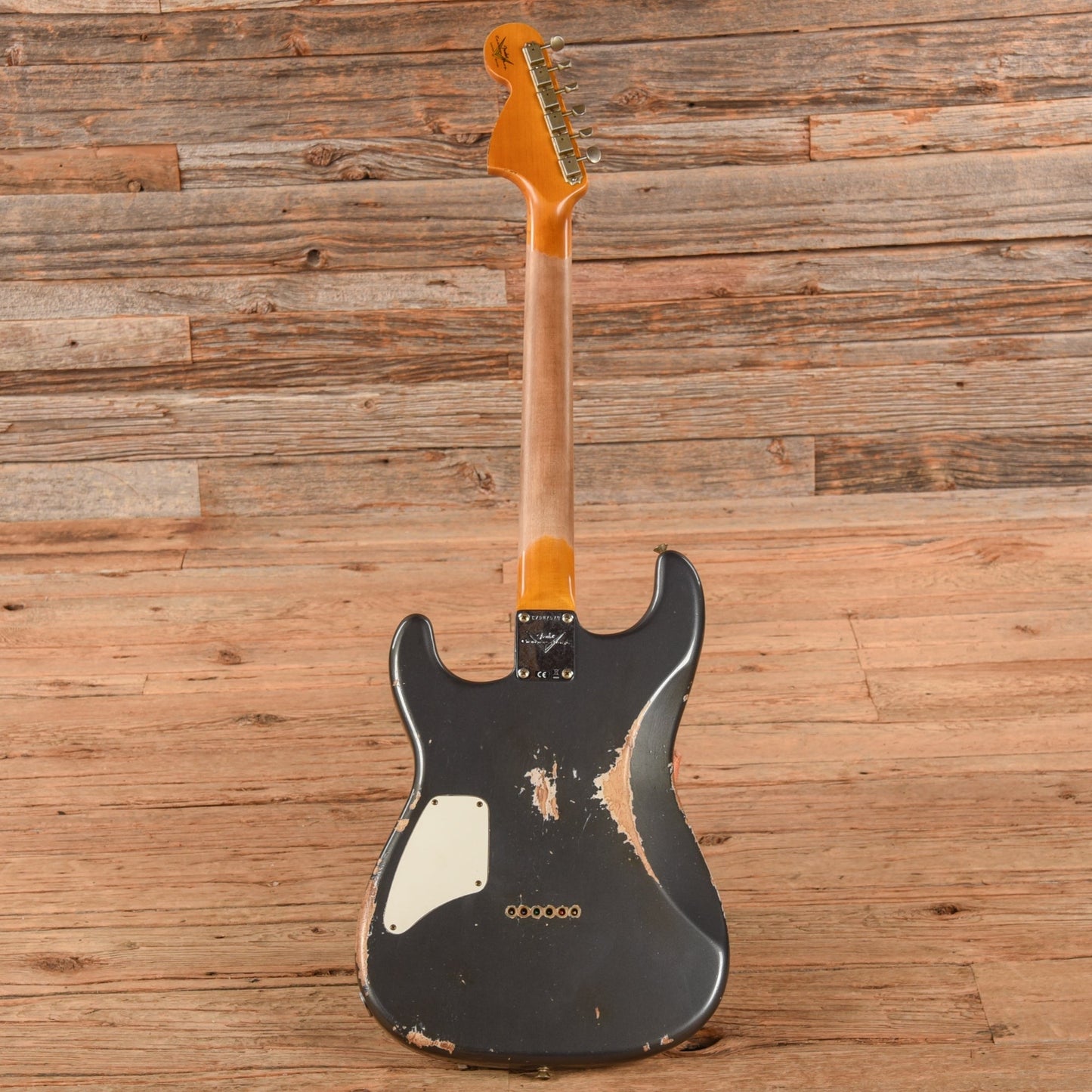 Fender SH Stratocaster Aged Charcoal Frost Metallic 2025
