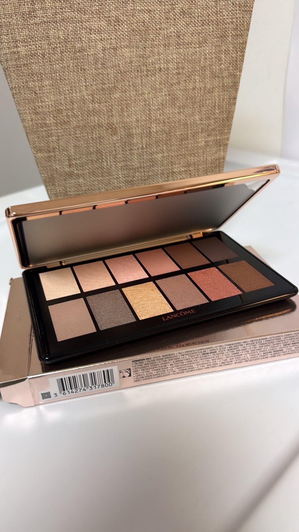 New Lancome Holiday Rose Gold Palette