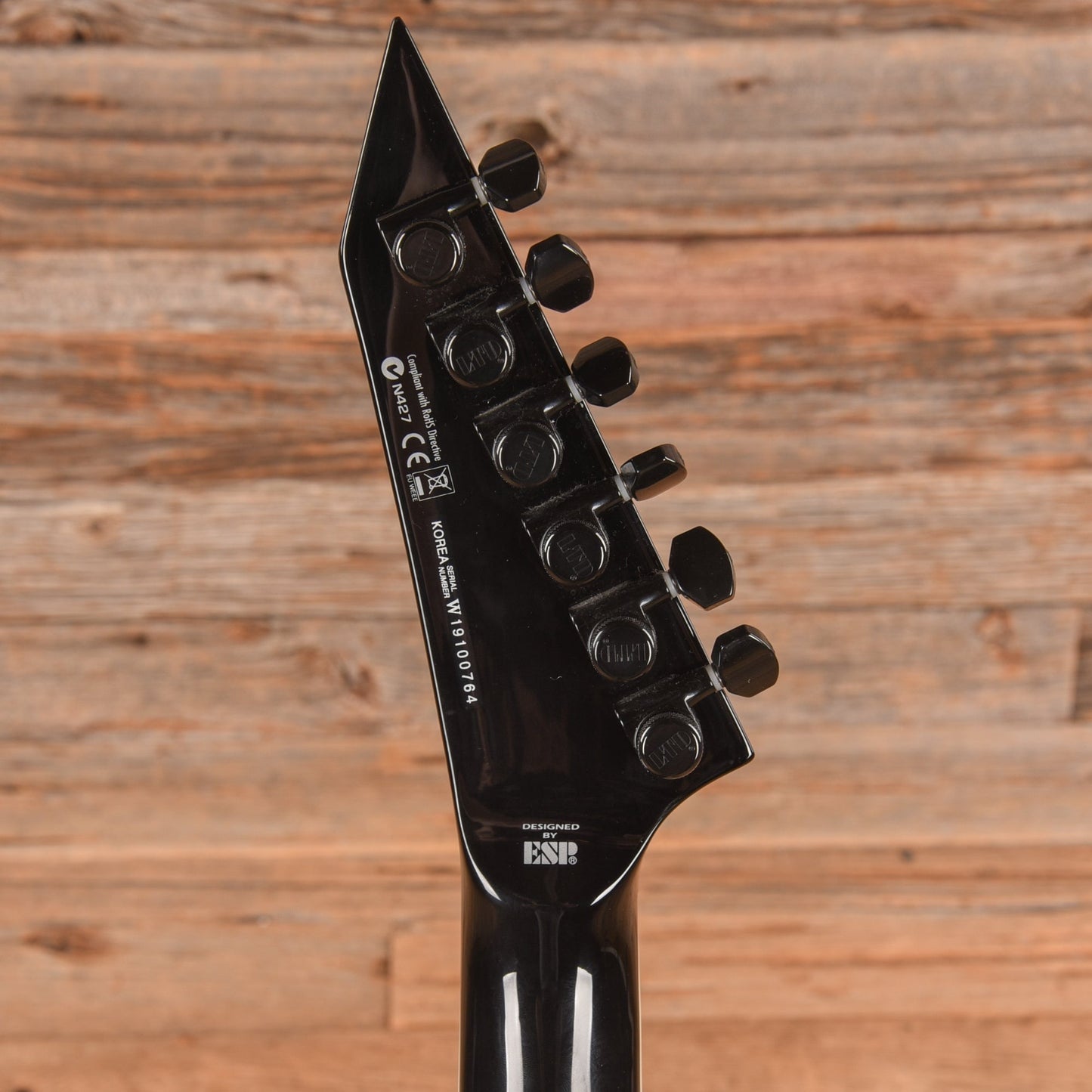 LTD H3-1000 Deluxe Black Turquoise Sunburst 2019
