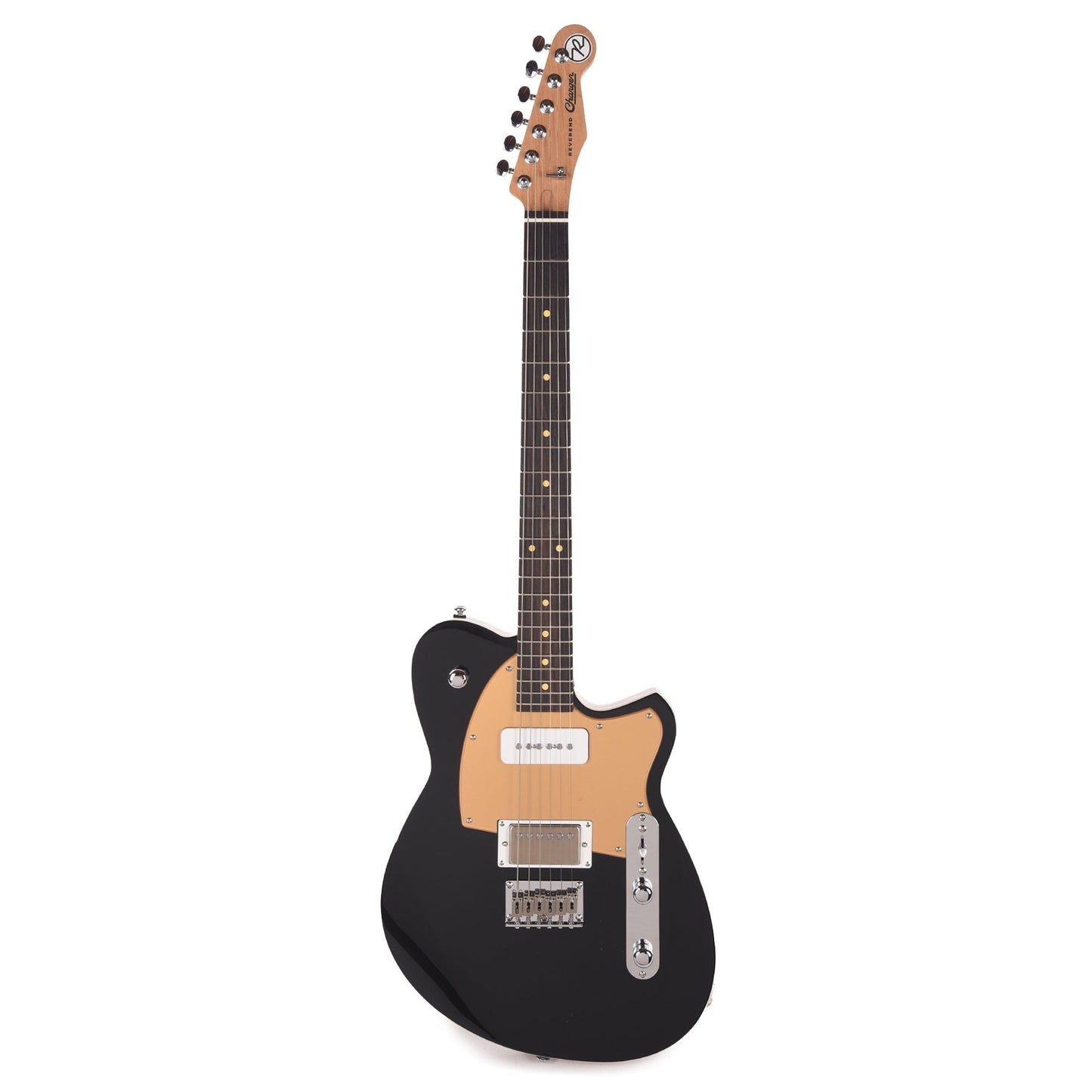 Reverend Charger H90 Electric Guitar Midnight Black