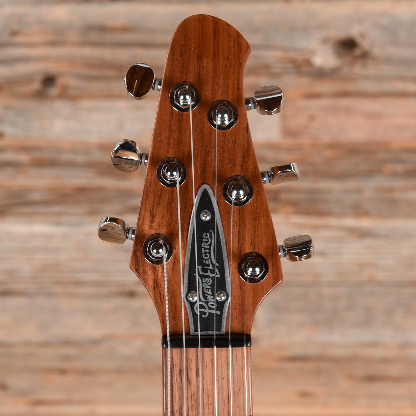Powers Electric A-Type Two-Tone Aubergine Top & Ruby Star Back/Sides w/PF42 Pickups