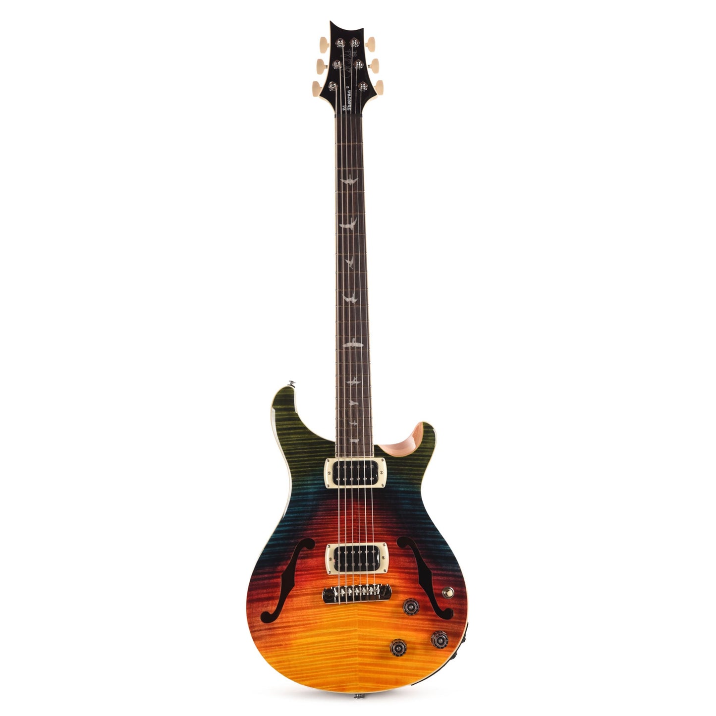 PRS SE Ed Sheeran Flat Back Hollowbody I Baritone Piezo Kaleidoscope